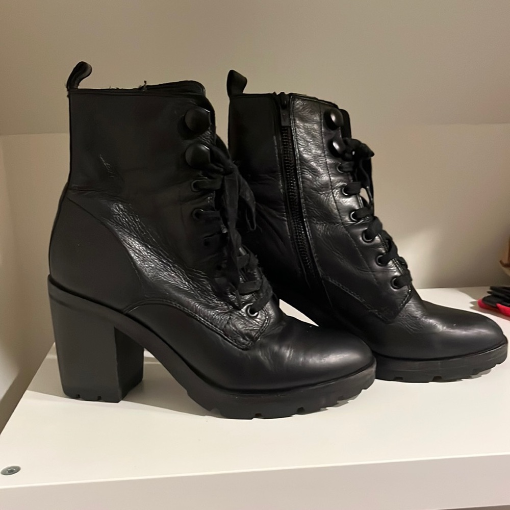 FRYE high top heeled boots